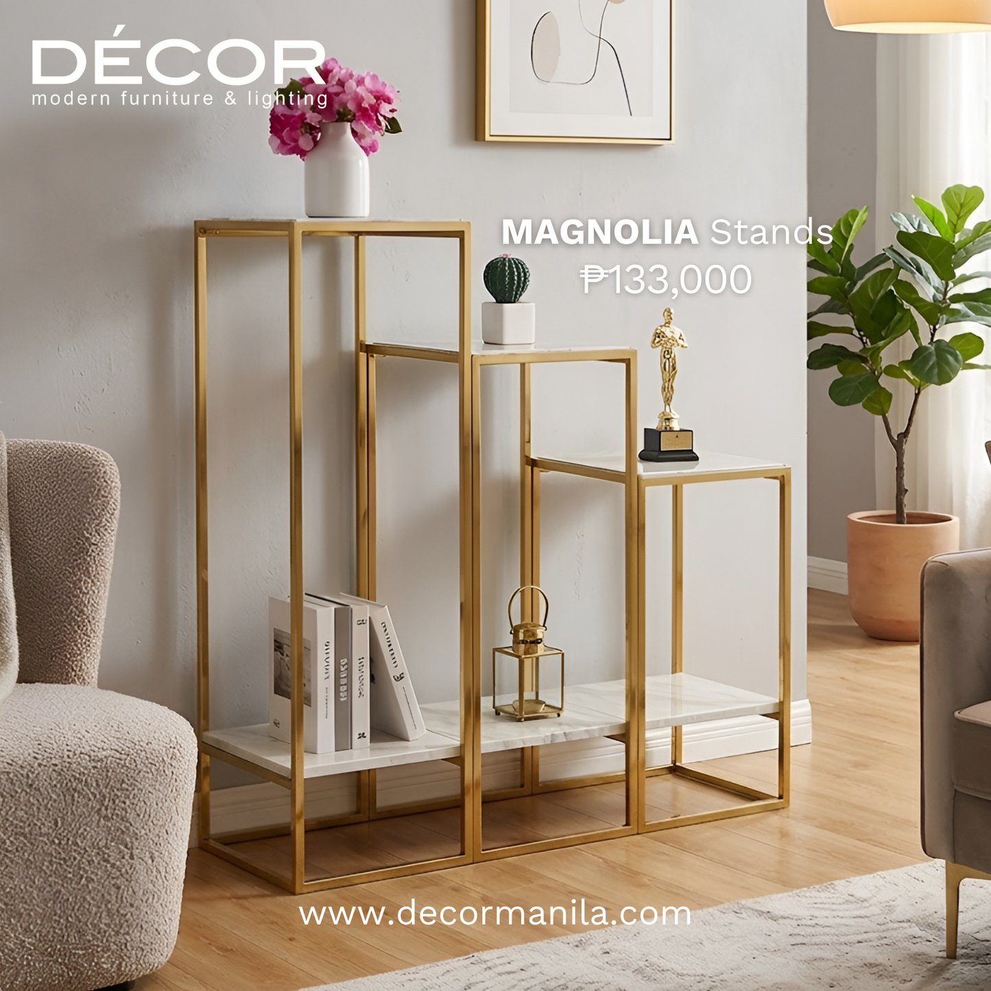 MAGNOLIA STANDS (Set of 3)