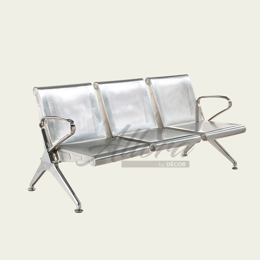 9801S - Waiting Room Chair / Airport Chairs (Stainless Steel)