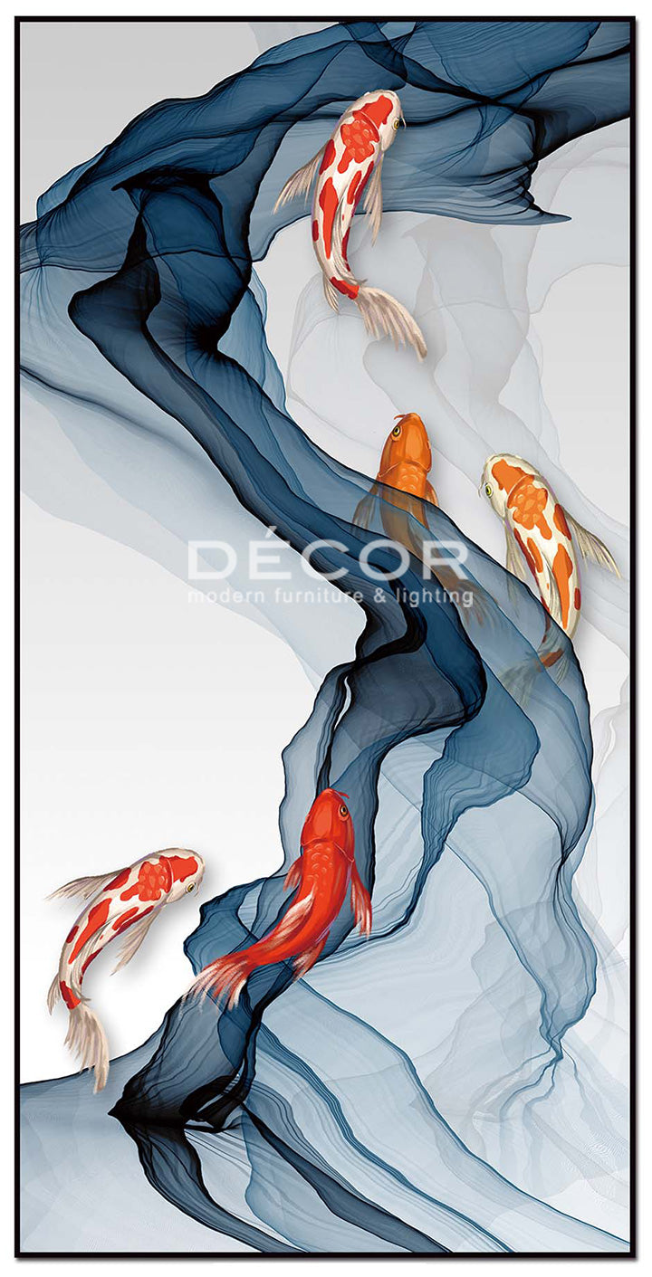 KOI FISH VERTICAL - ART PRINT