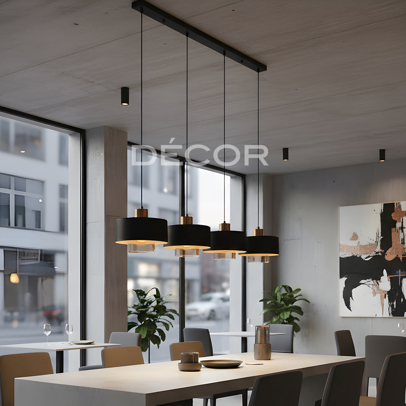 EKO 4 Horizontal Drop light