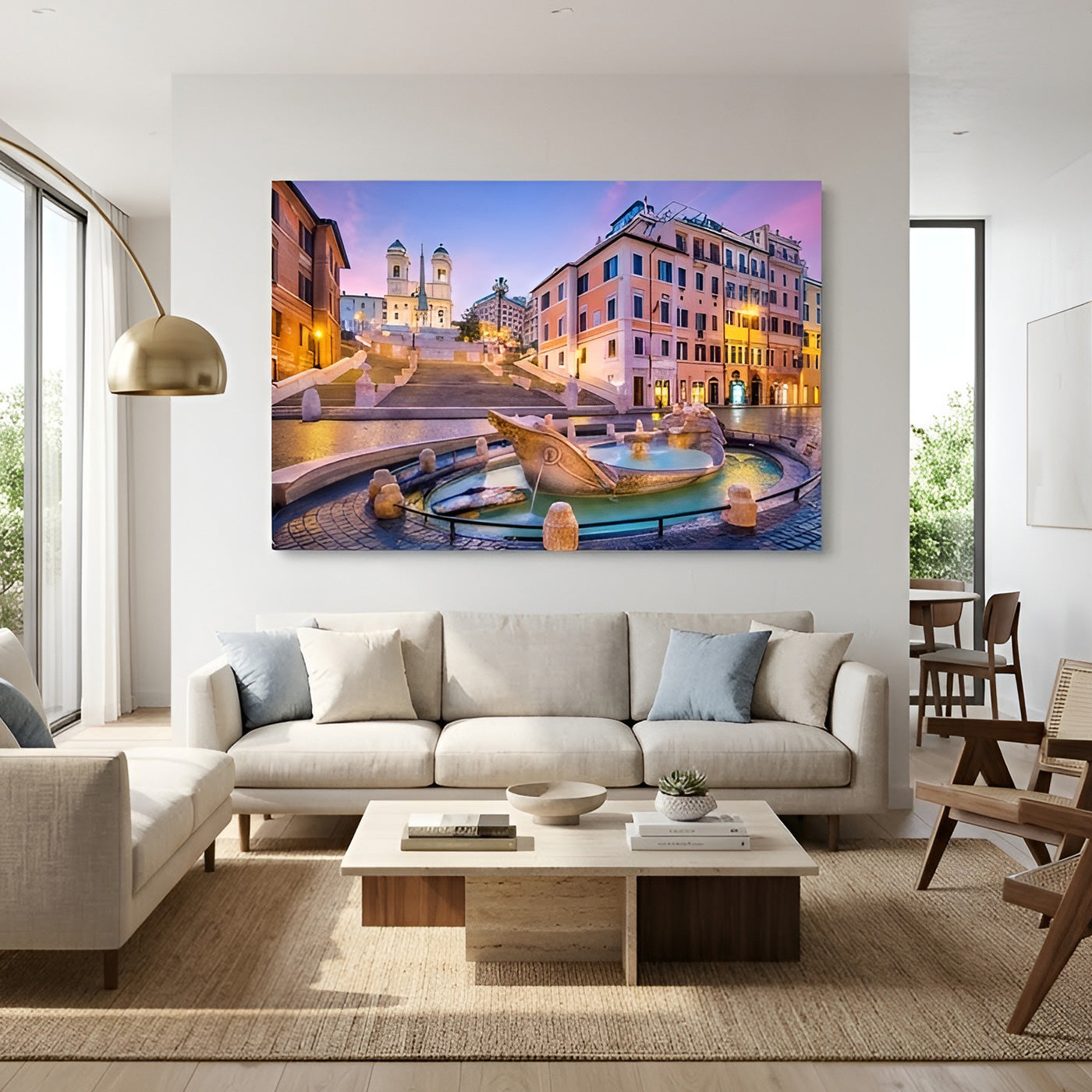 BOAT FOUNTAIN - ART PRINT