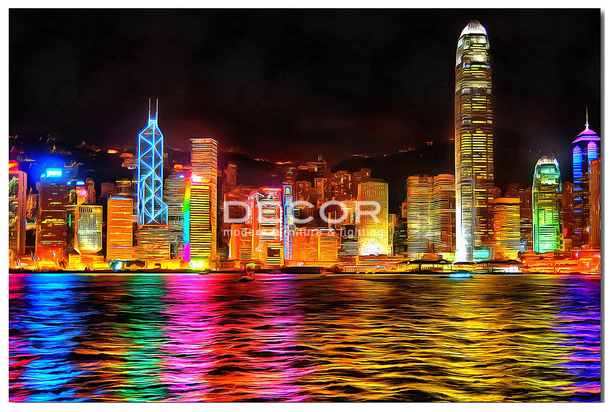 HONG KONG (NEON) - ART PRINT