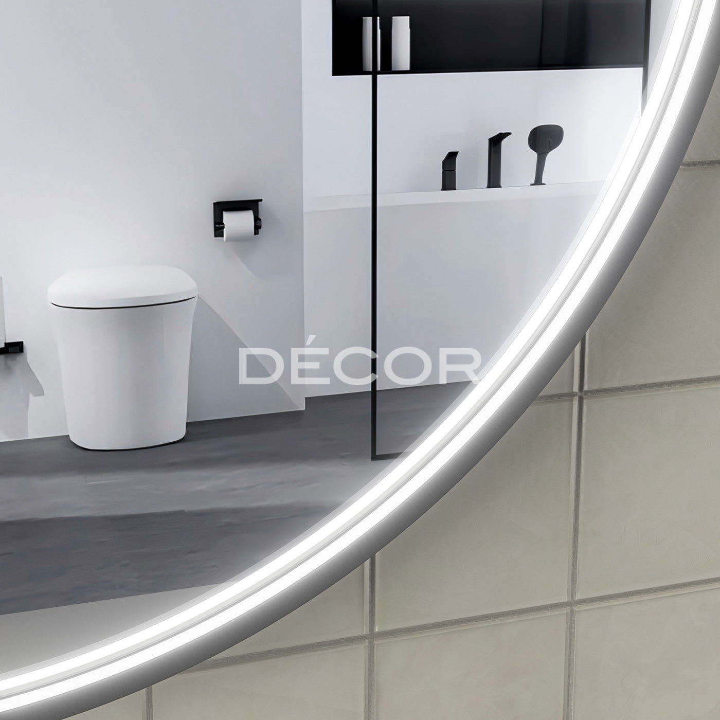 KENNEDY L.E.D. Wall Mirror (Tri-Color)
