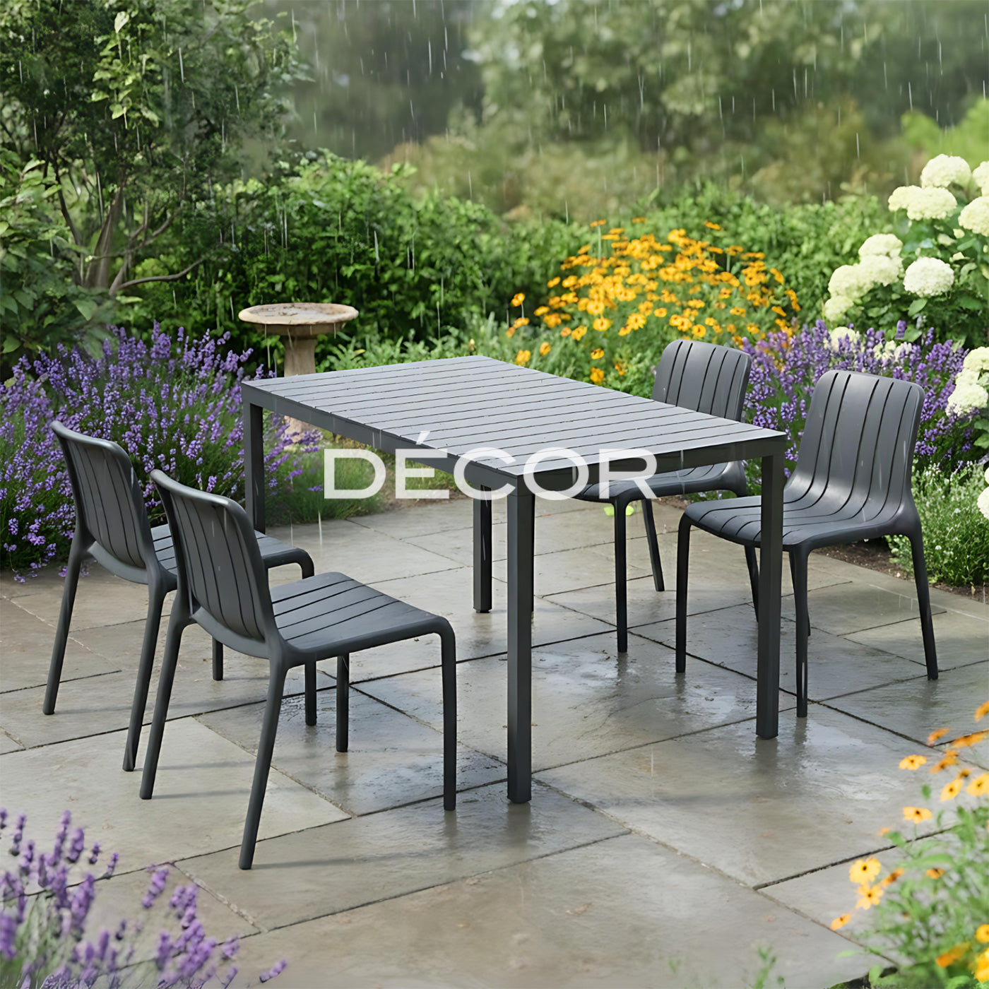 NEWPORT Outdoor Chair (Silver Grey)