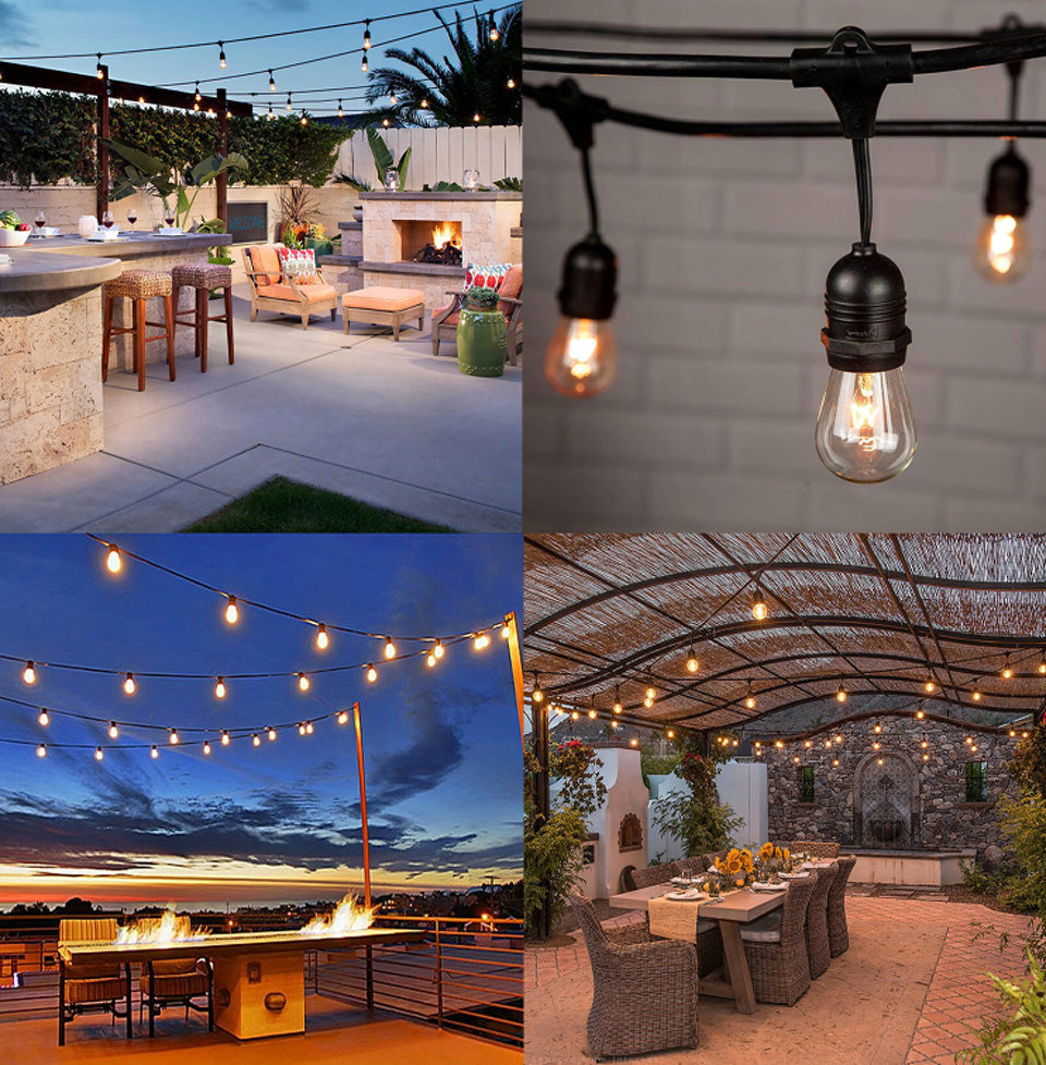 L.E.D. STRING LIGHT - 2W x 15 Bulbs