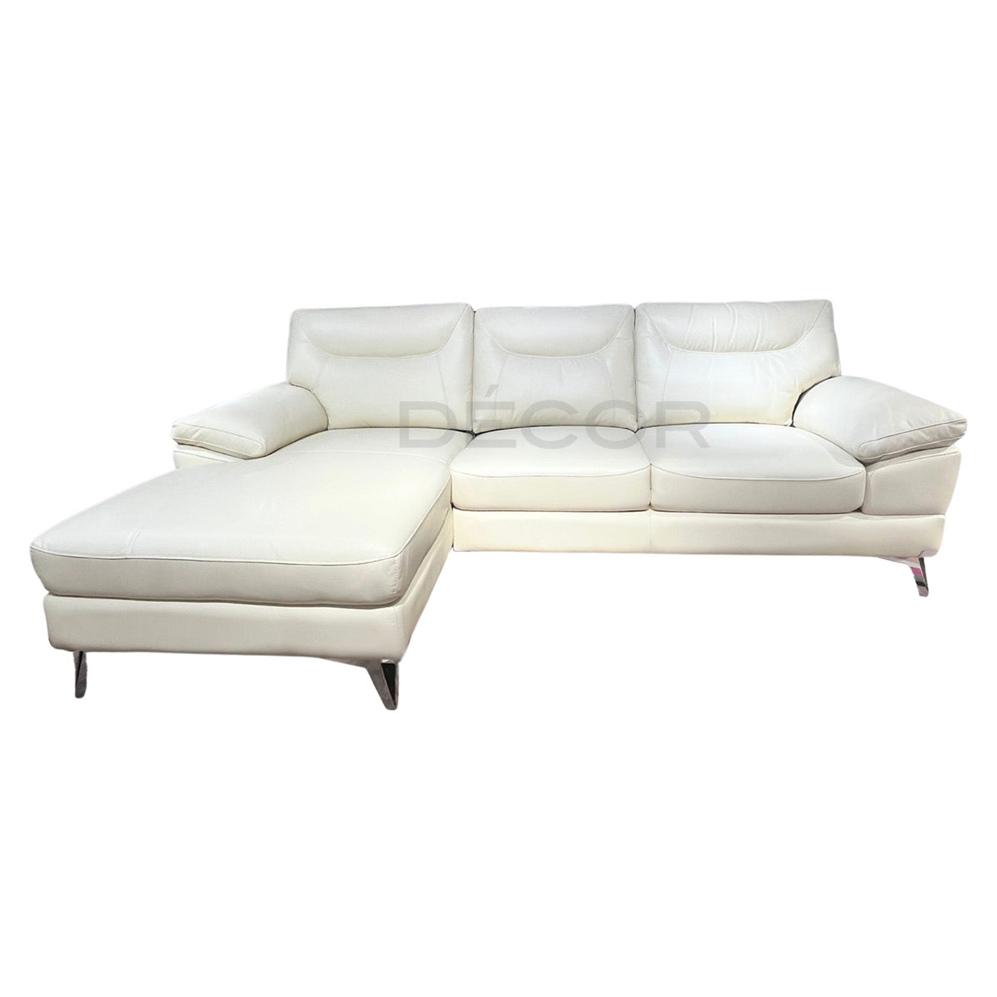 BEACHSIDE L-Shape Leather Sofa