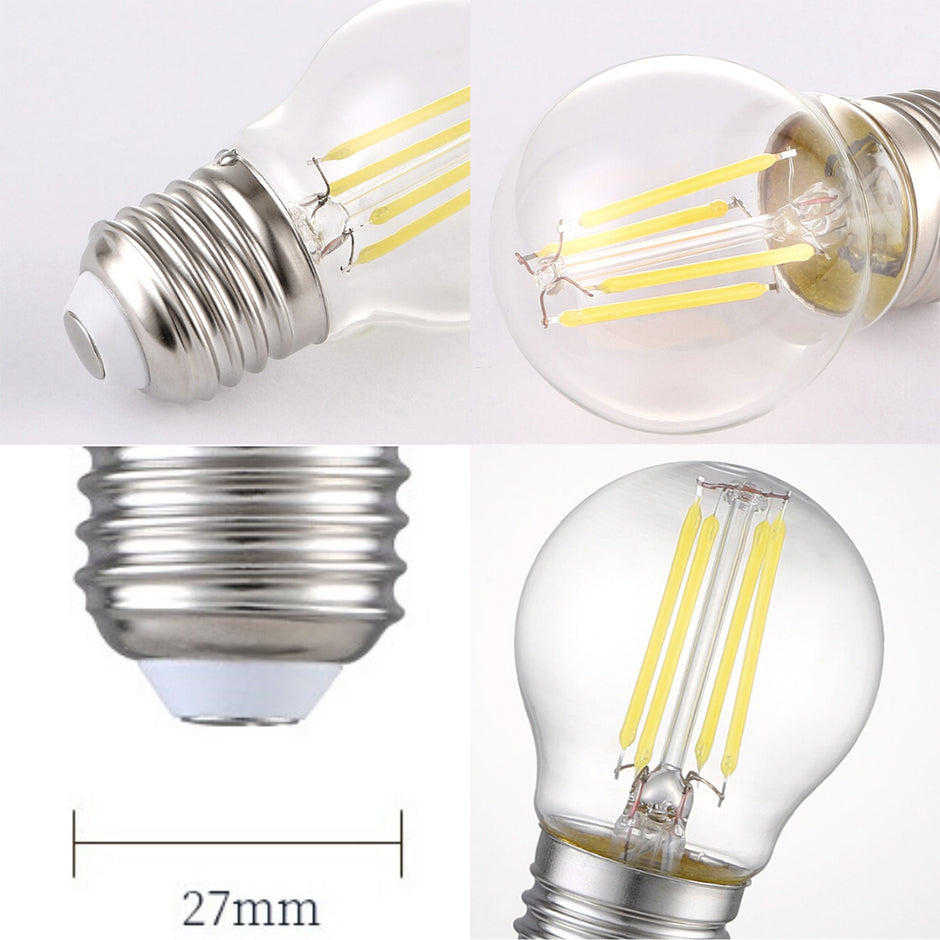 L.E.D. EDISON PING PONG BULB E27