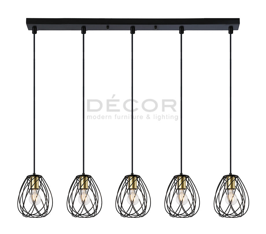 ANGELO 5 Horizontal Drop Light