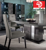 HERITAGE Dining Table - LONG (Extend 2m to 2.5m) and 8pcs Dining Chair Set - ALF® ITALIA