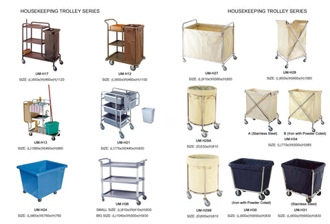 House Keeping & Laundry Trolley