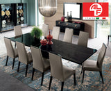 MONT NOIR Dining Table (2m-2.5m) and (8pcs) Dining Chair Set - ALF® ITALIA
