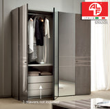 MONACO Wardrobe (2 Sliding Door) - ALF® ITALIA