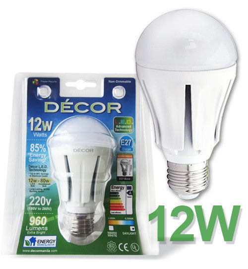 L.E.D. SMD BULB 12Watts, E27 Base