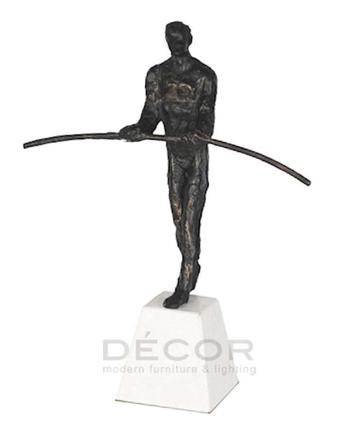 TIGHT ROPE WALKER SCULPTURE