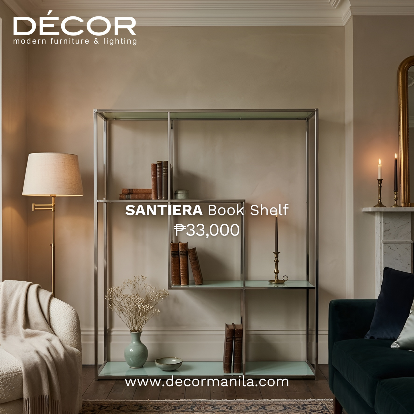 SANTIERA Bookshelf (Display Cabinet)
