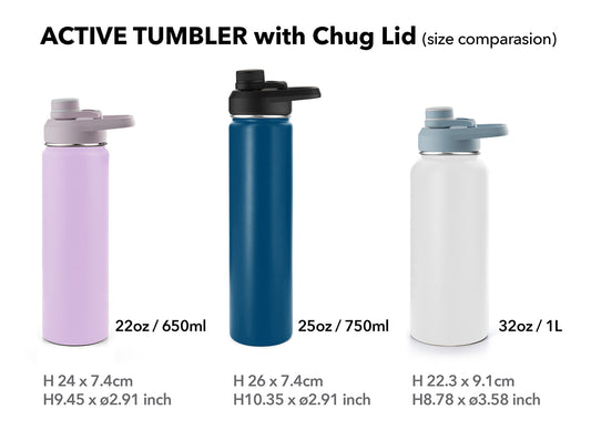 ACTIVE TUMBLER with Chug Lid - 32oz / 1 Liter