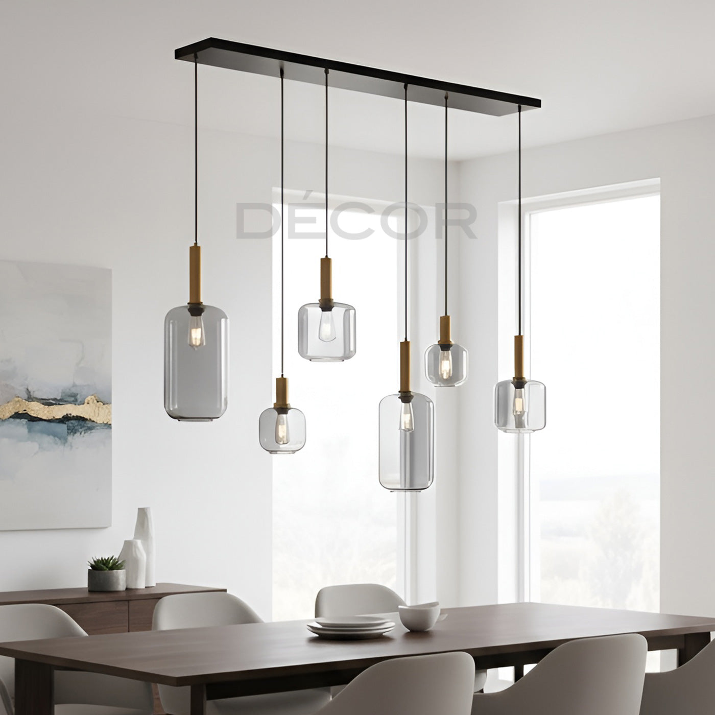 AMARA Horizontal L.E.D. Drop Light