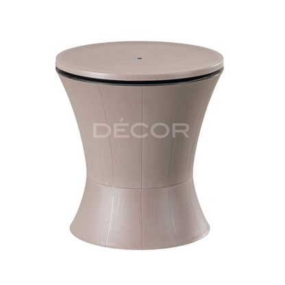 ARCTIC COOL BOX Outdoor End Table (Cappuccino)