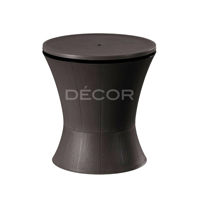 ARCTIC COOL BOX Outdoor End Table (Black)