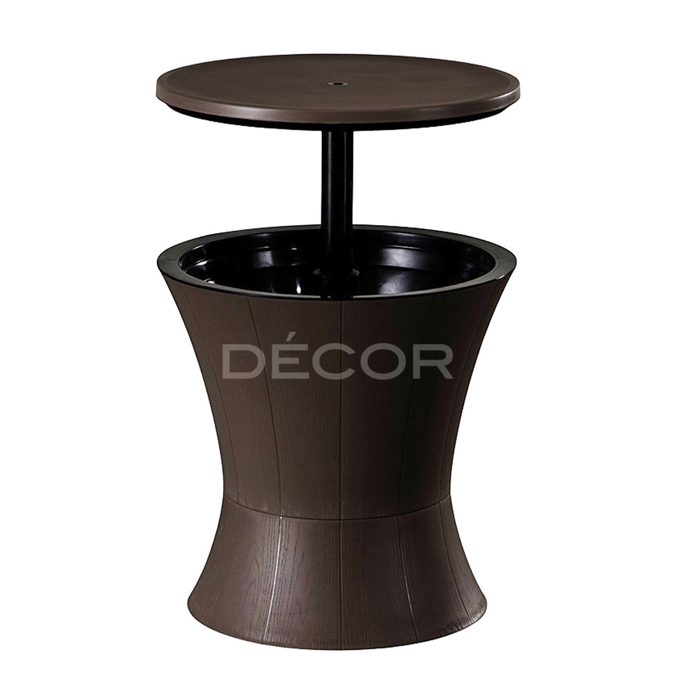 ARCTIC COOL BOX Outdoor End Table (Black)