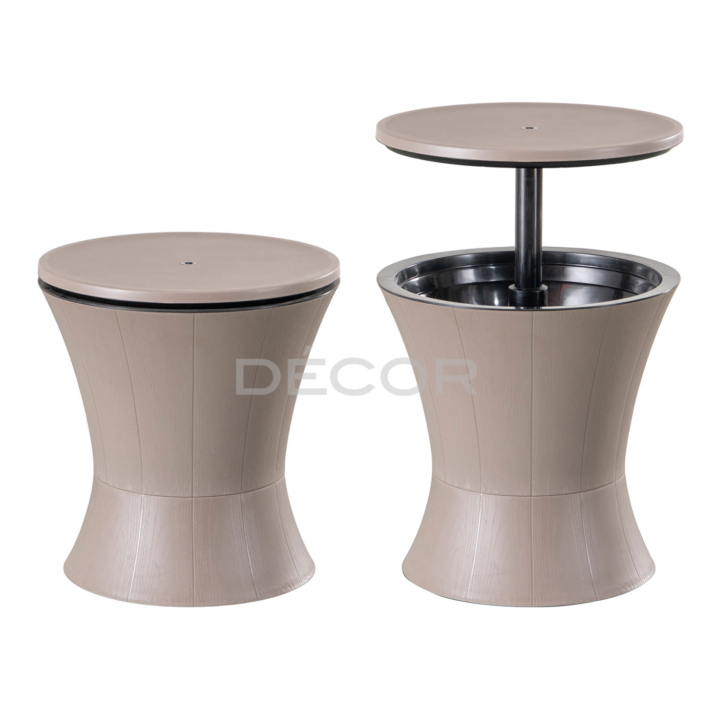 ARCTIC COOL BOX Outdoor End Table (Cappuccino)