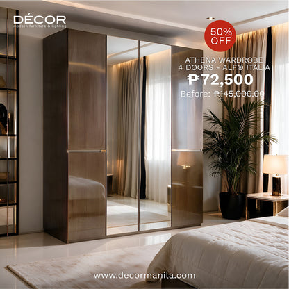ATHENA Wardrobe 4 doors - ALF® ITALIA