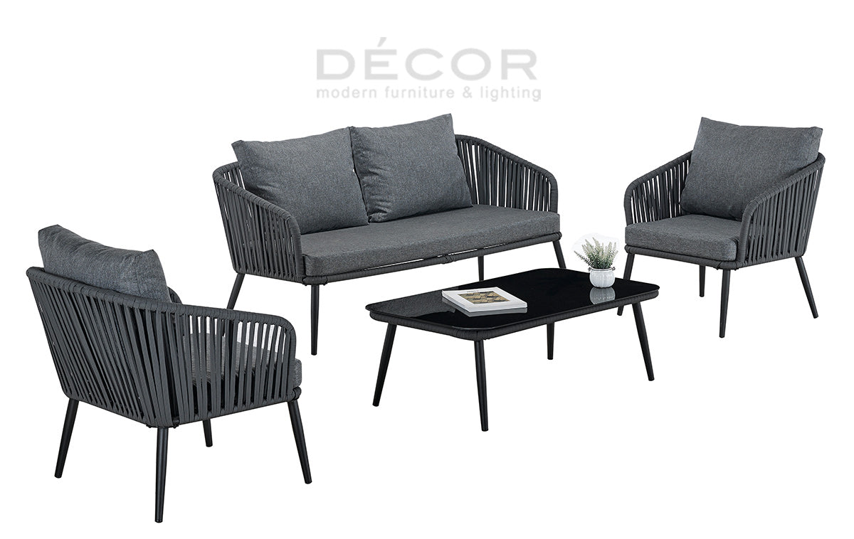 BAYSHORE Outdoor Sofa Set (Sold as a set)