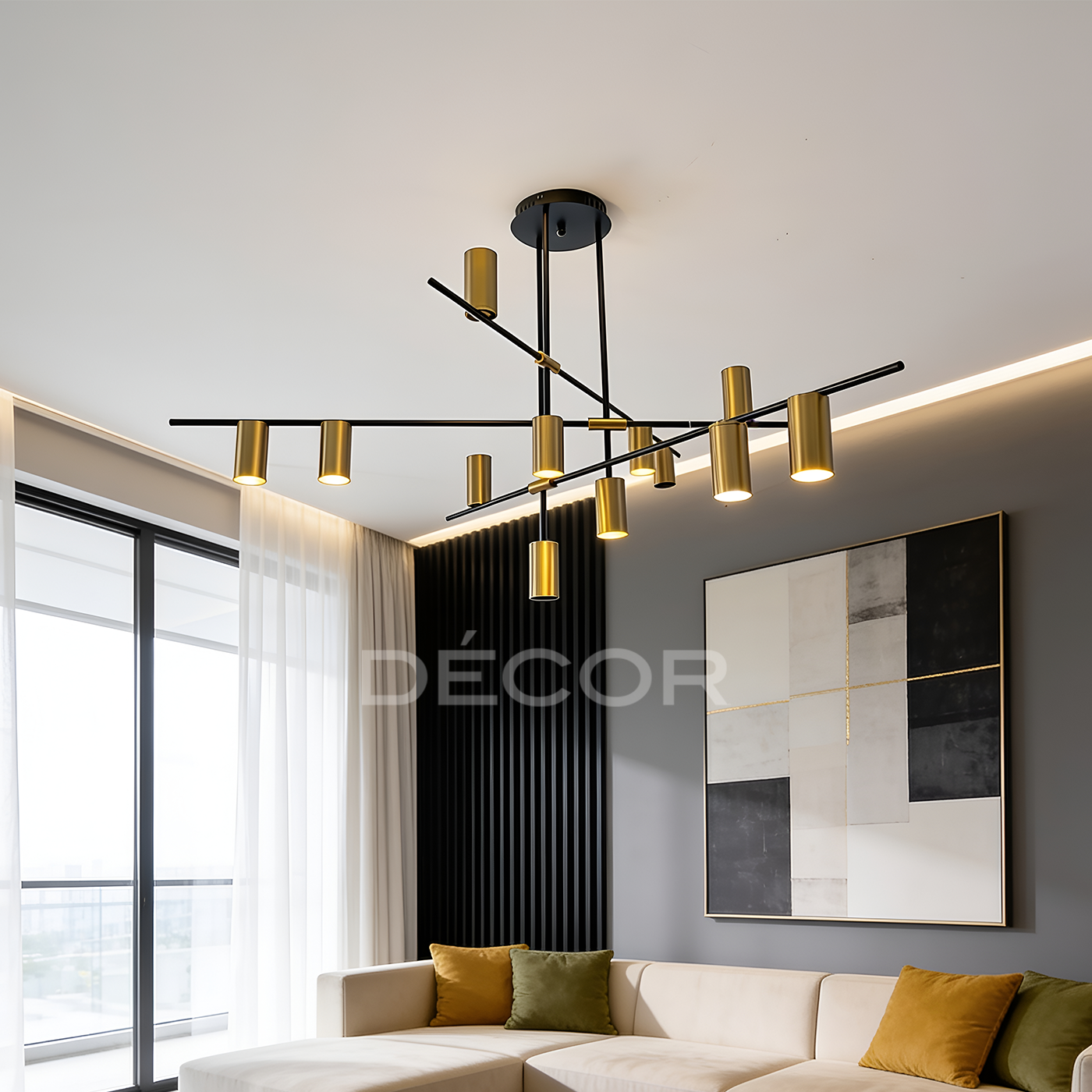 BELGIUM 2 L.E.D. Drop Light