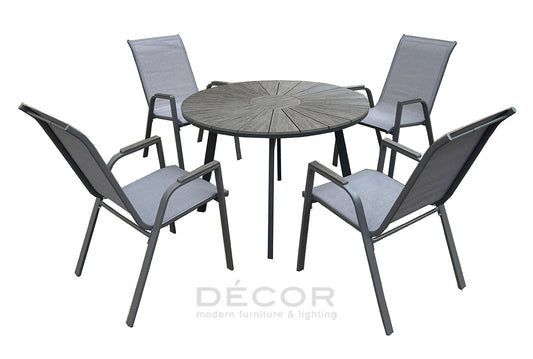 BIMM Round Table with 4 Chairs (sold as a set)