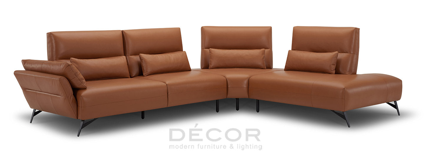 BRISBANE Sectional Leather Sofa
