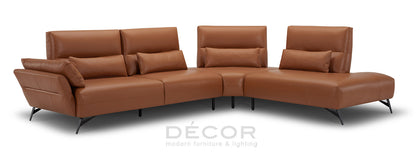 BRISBANE Sectional Leather Sofa