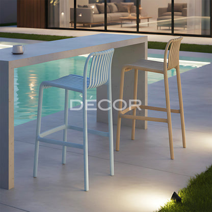 CAMBRIA Outdoor Stool (Powder Blue)
