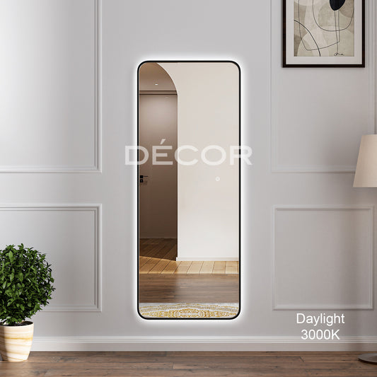 CANVA L.E.D. Wall Mirror (Tri-Color)