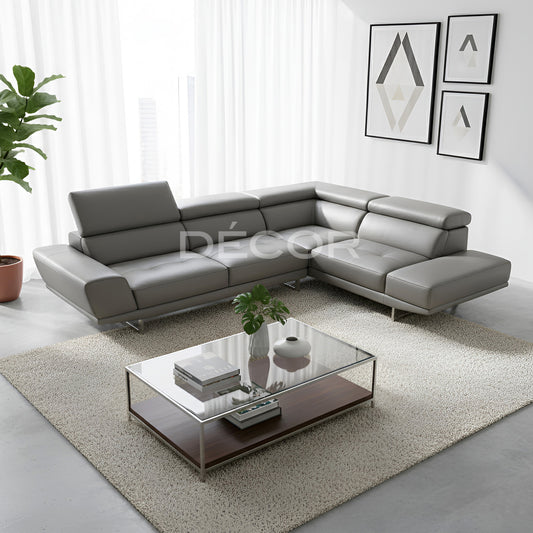 CASTELLO L-Shape Leather Sofa