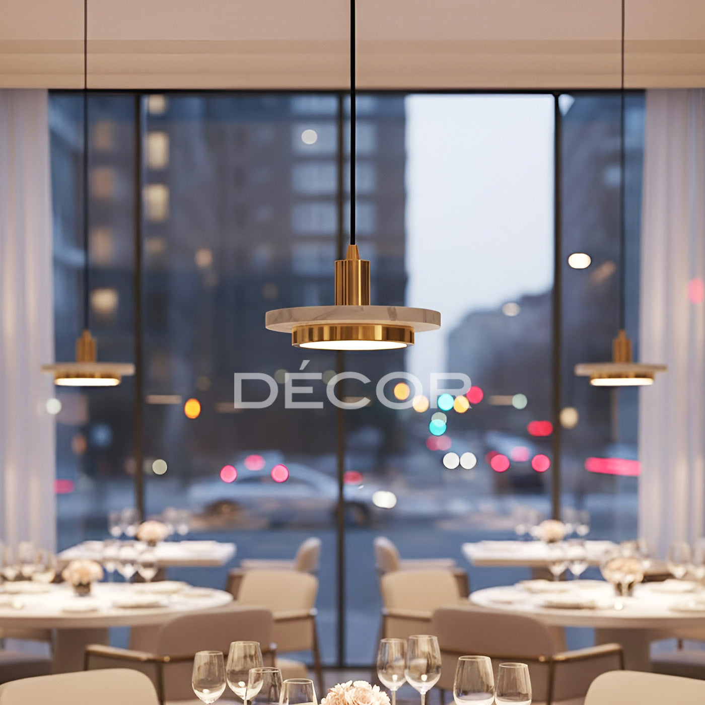 CAVELLE L.E.D. (ø20cm) Drop Light (Tri-Color)