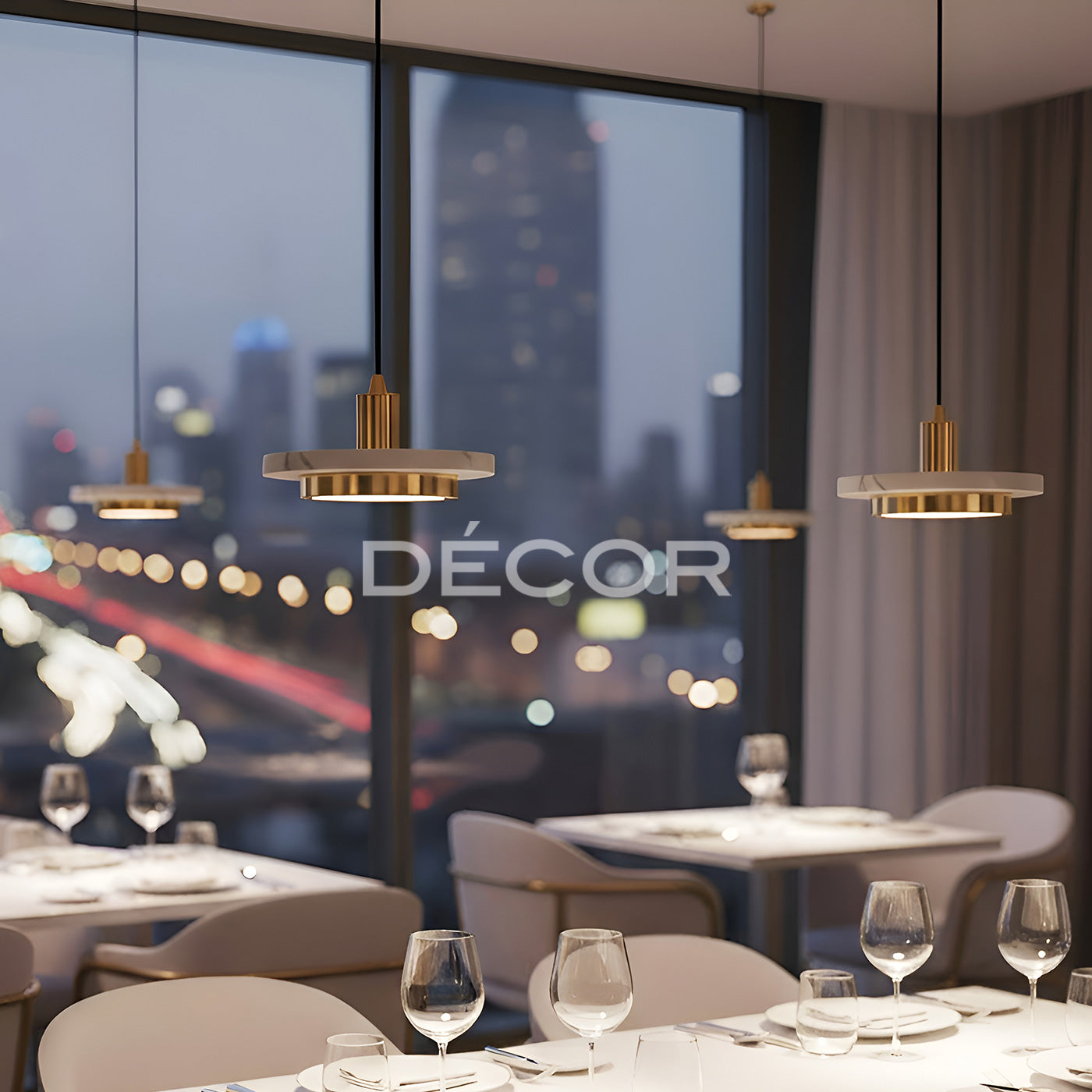 CAVELLE L.E.D. (ø20cm) Drop Light (Tri-Color)