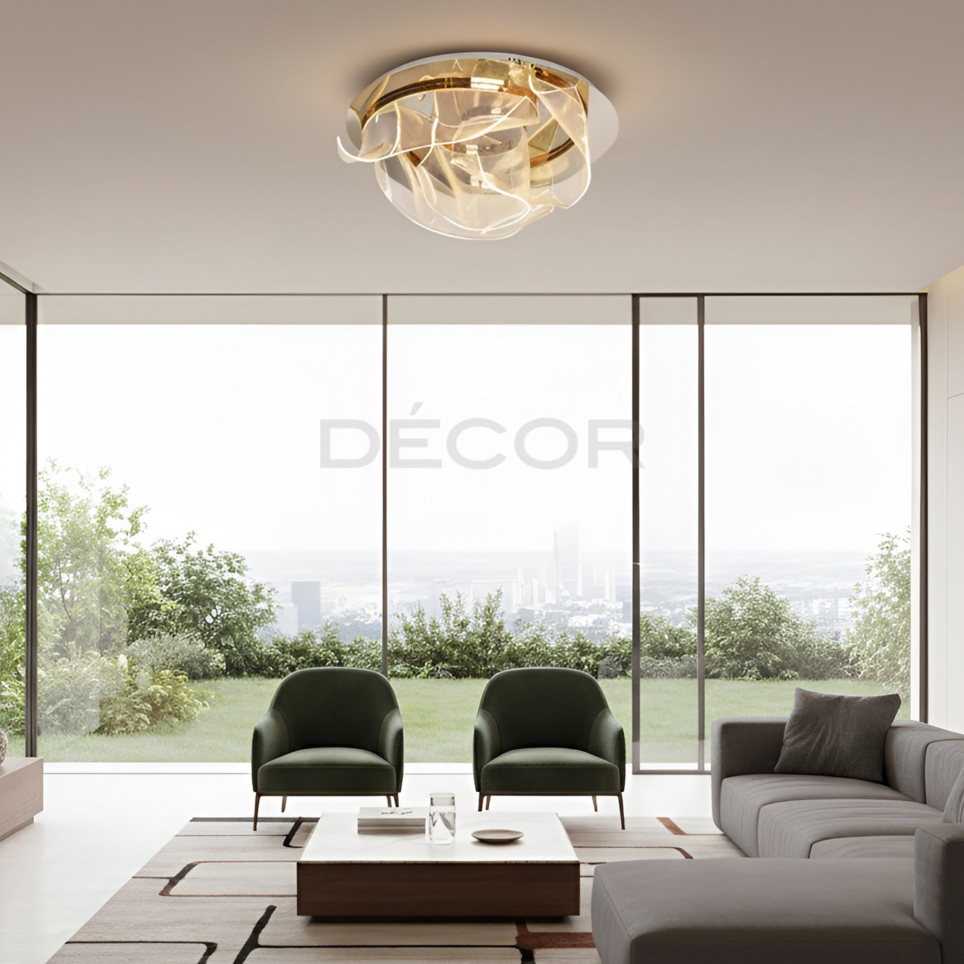 CLUSTER L.E.D. Ceiling Lamp (Tri-color)