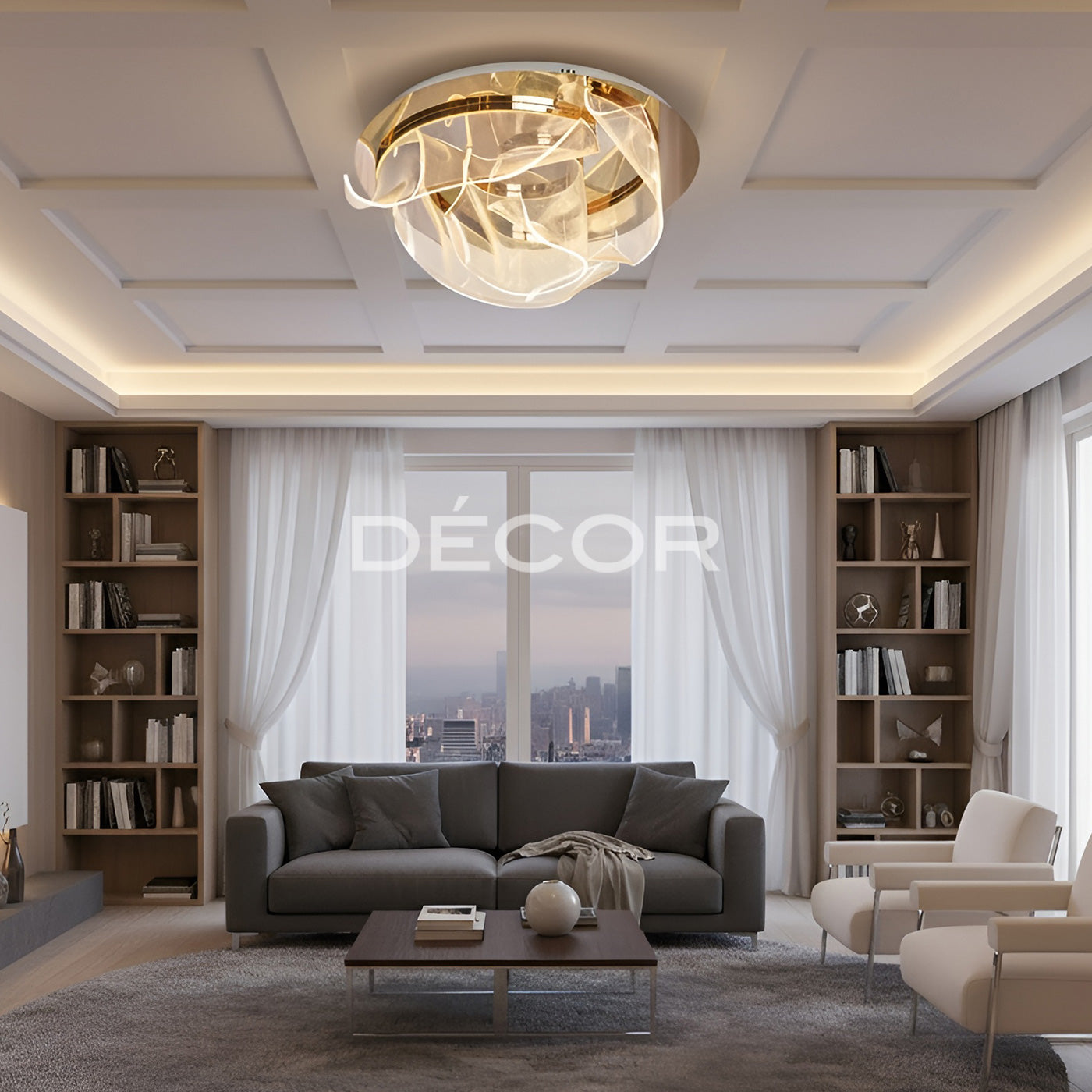 CLUSTER L.E.D. Ceiling Lamp (Tri-color)
