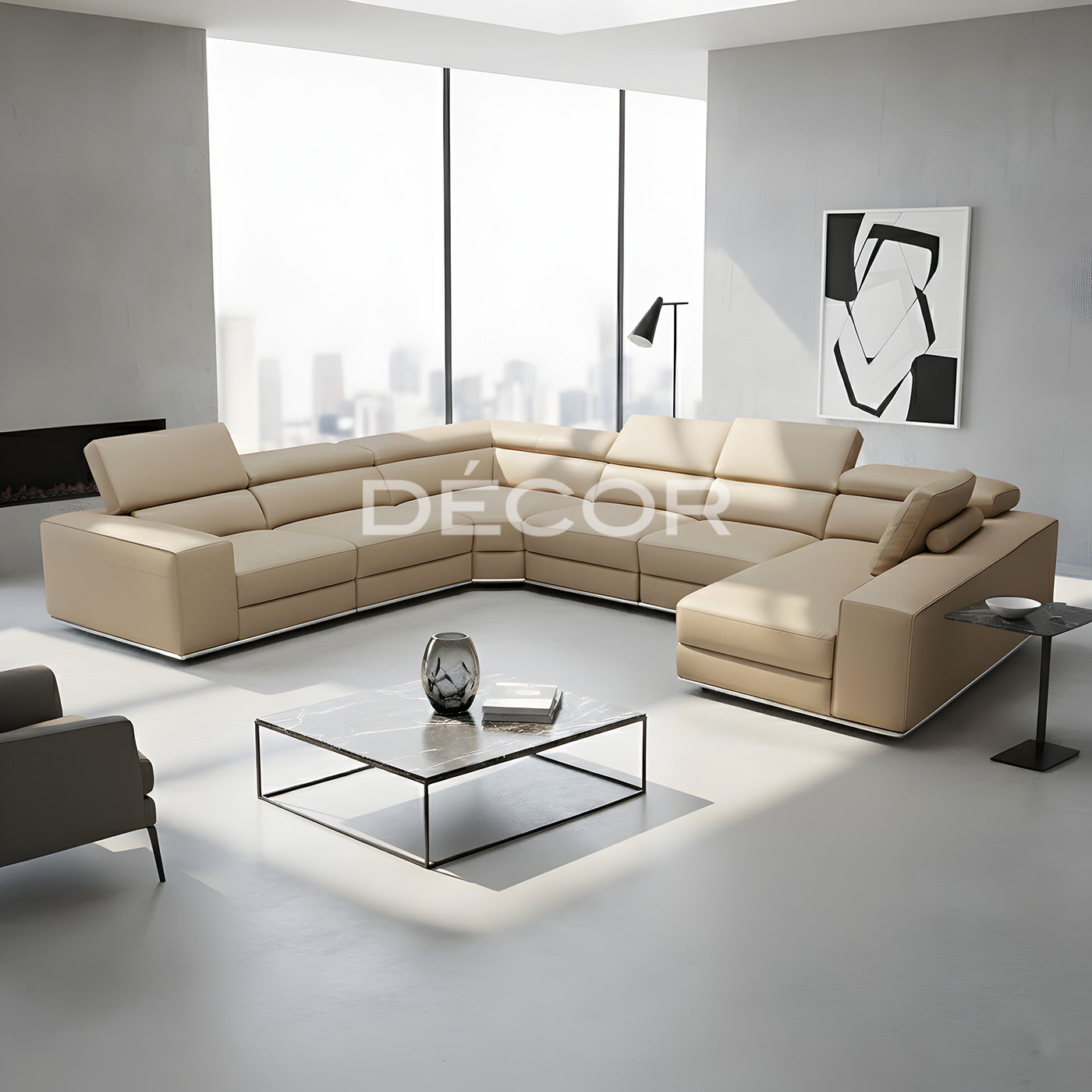 COLLINGWOOD Sectional Leather Sofa