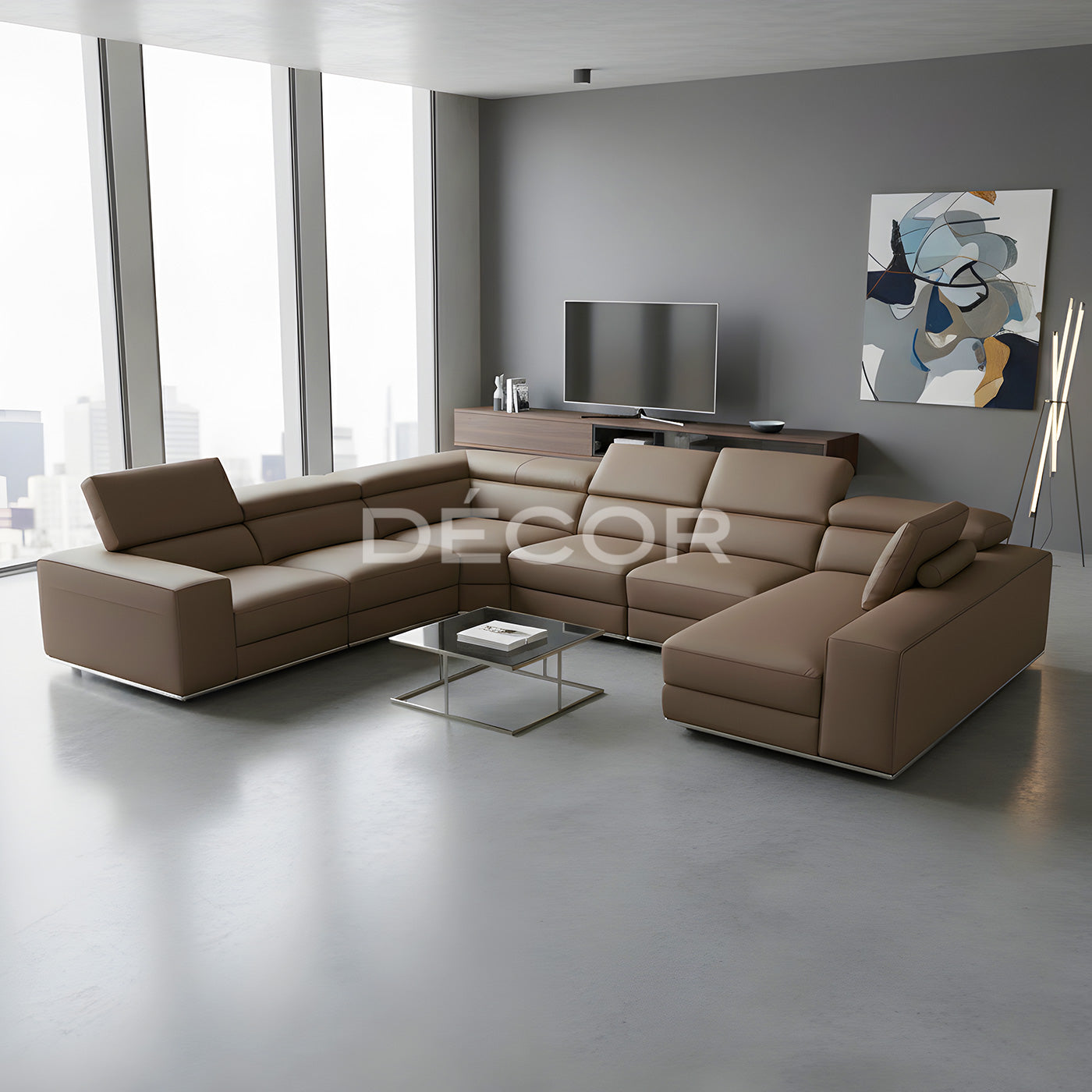 COLLINGWOOD Sectional Leather Sofa