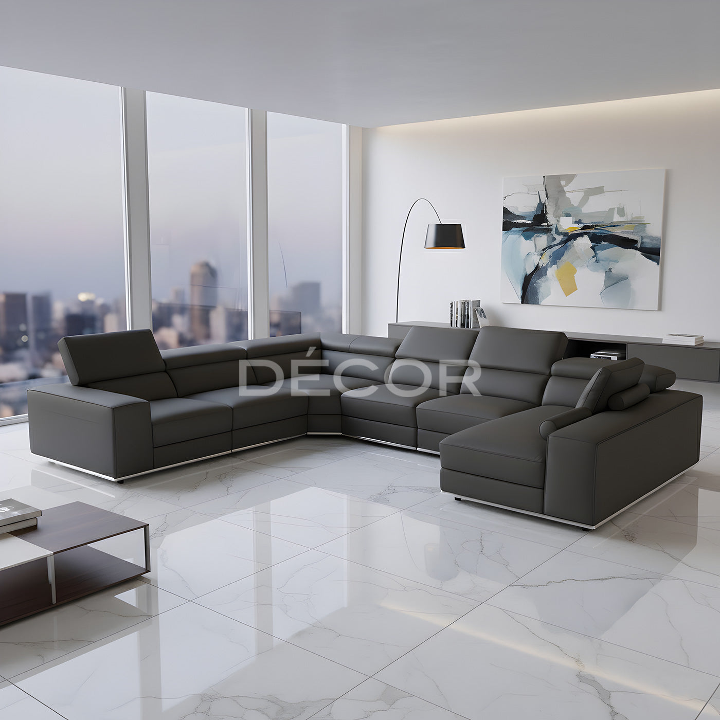 COLLINGWOOD Sectional Leather Sofa