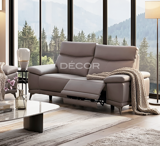 CONWAY (3 Seater) Power Reclining Leather Sofa
