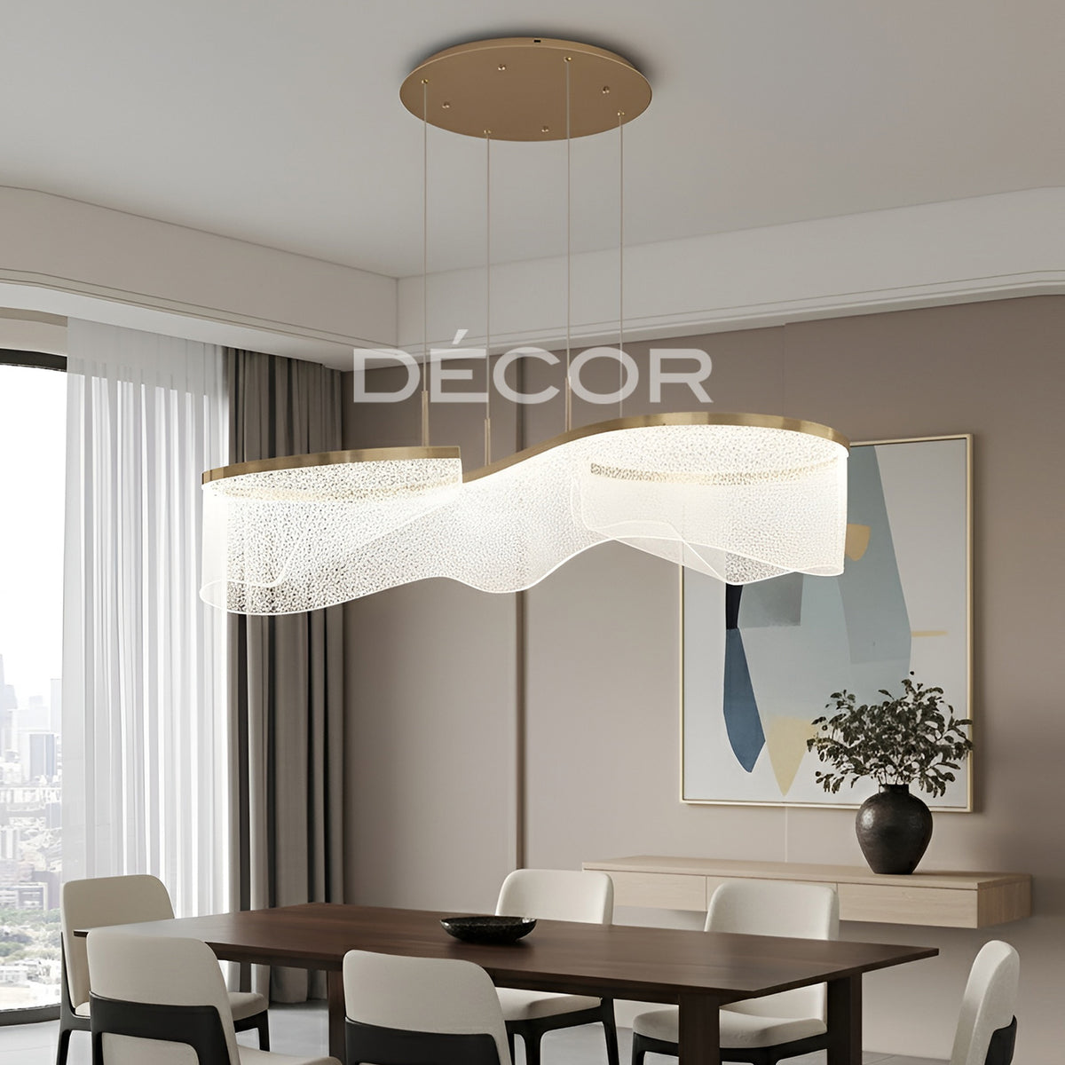 Stunning DECOR Manila CIRCLES L.E.D. Drop Light for Vibrant Decor ...