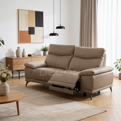 CONWAY (3 Seater) Power Reclining Leather Sofa