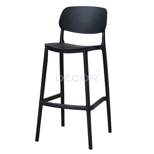 NAPLES Outdoor Stool (Black)