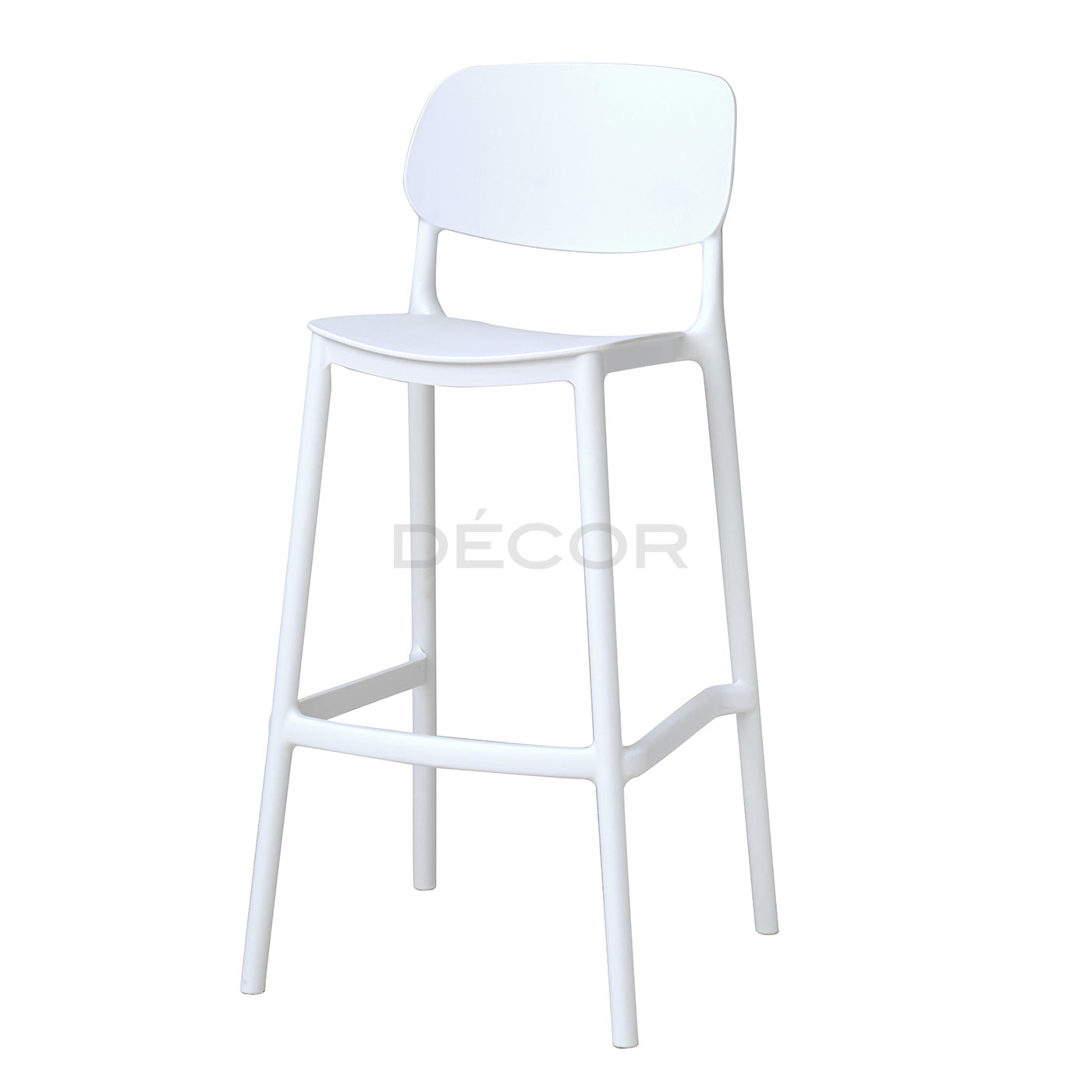 NAPLES Outdoor Stool (White)