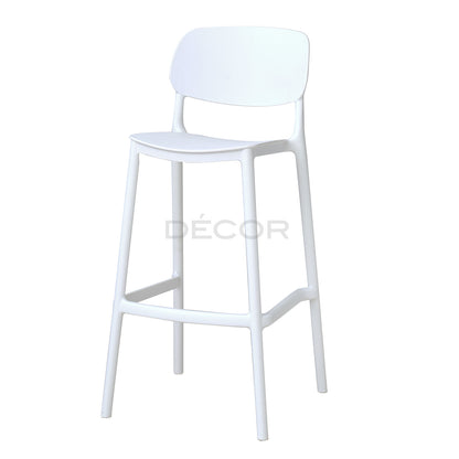NAPLES Outdoor Stool (White)