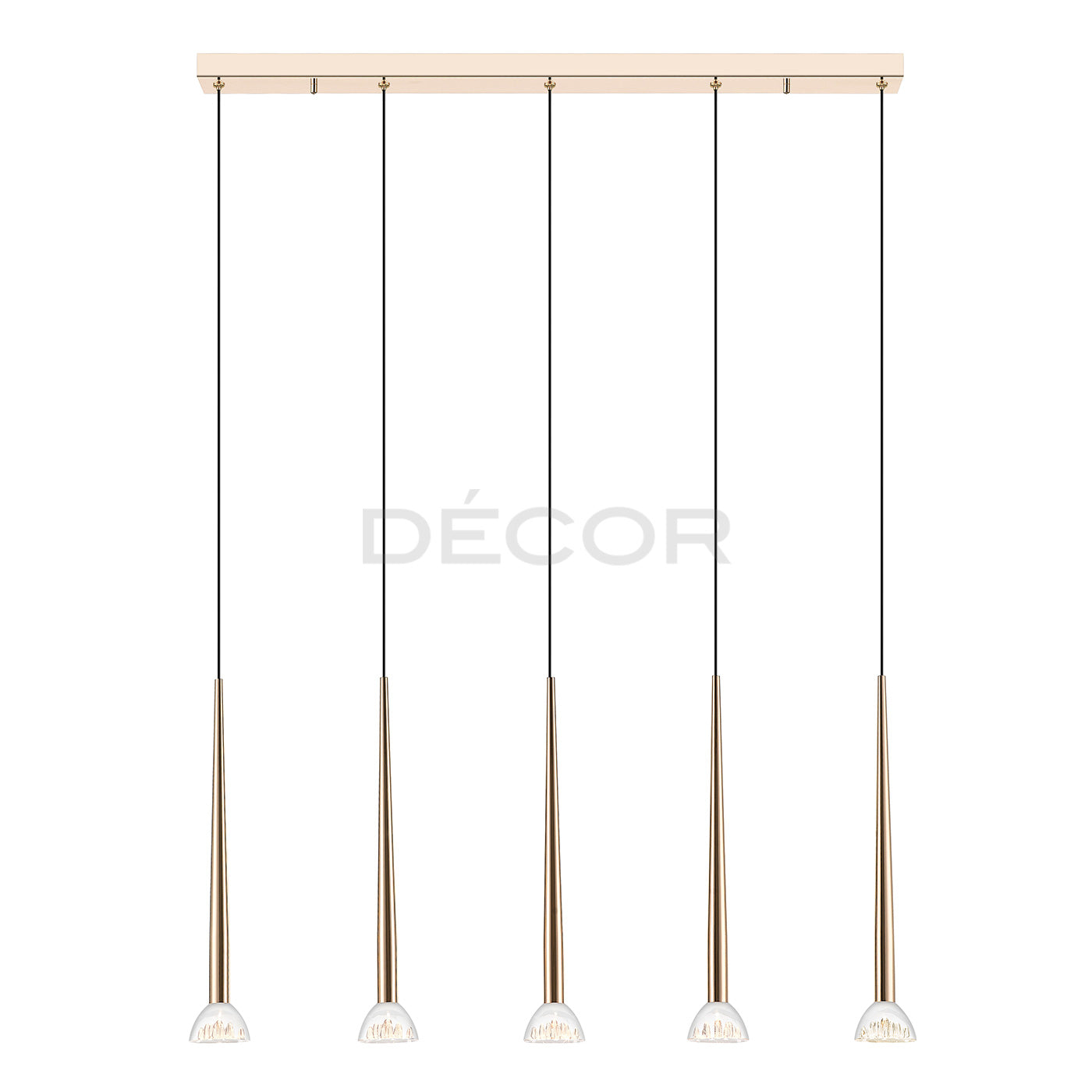 DAVIE 5 HORIZONTAL Drop Light