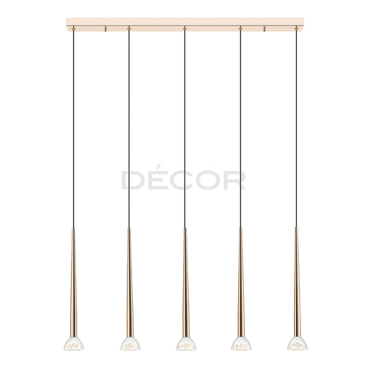 DAVIE 5 HORIZONTAL Drop Light