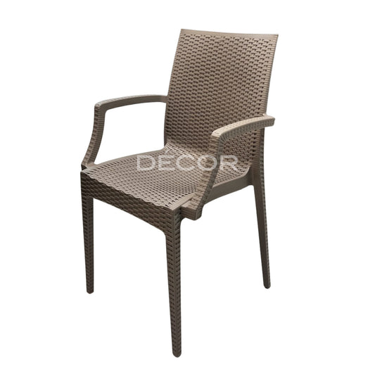 GLENDALE Outdoor Rattan Chair (Cappuccino)